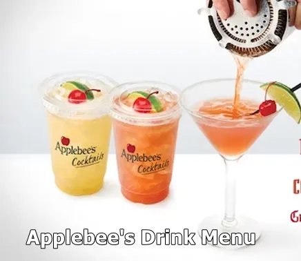 Applebee's Drink Menu