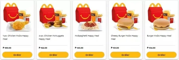 McDonald’s Happy Meals Prices