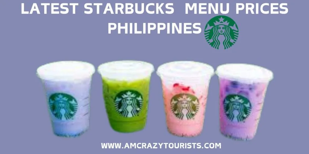 Starbucks menu Ph